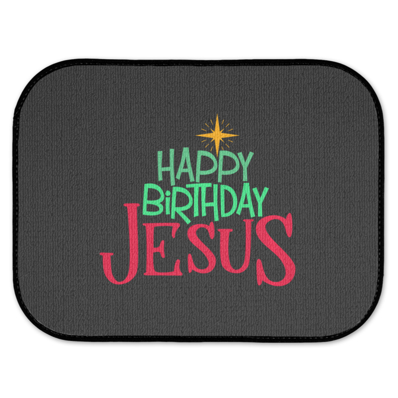 Christian Christmas Happy Birthday Jesus Women Men Kids Gift Rear Car Mat | Artistshot