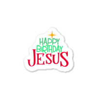 Christian Christmas Happy Birthday Jesus Women Men Kids Gift Sticker | Artistshot