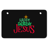 Christian Christmas Happy Birthday Jesus Women Men Kids Gift Atv License Plate | Artistshot