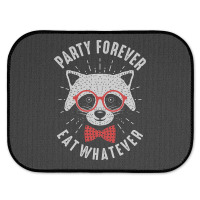 Party Forever Eat Whatever Rear Car Mat | Artistshot