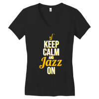 Jazz Music-apptm Women's V-neck T-shirt | Artistshot