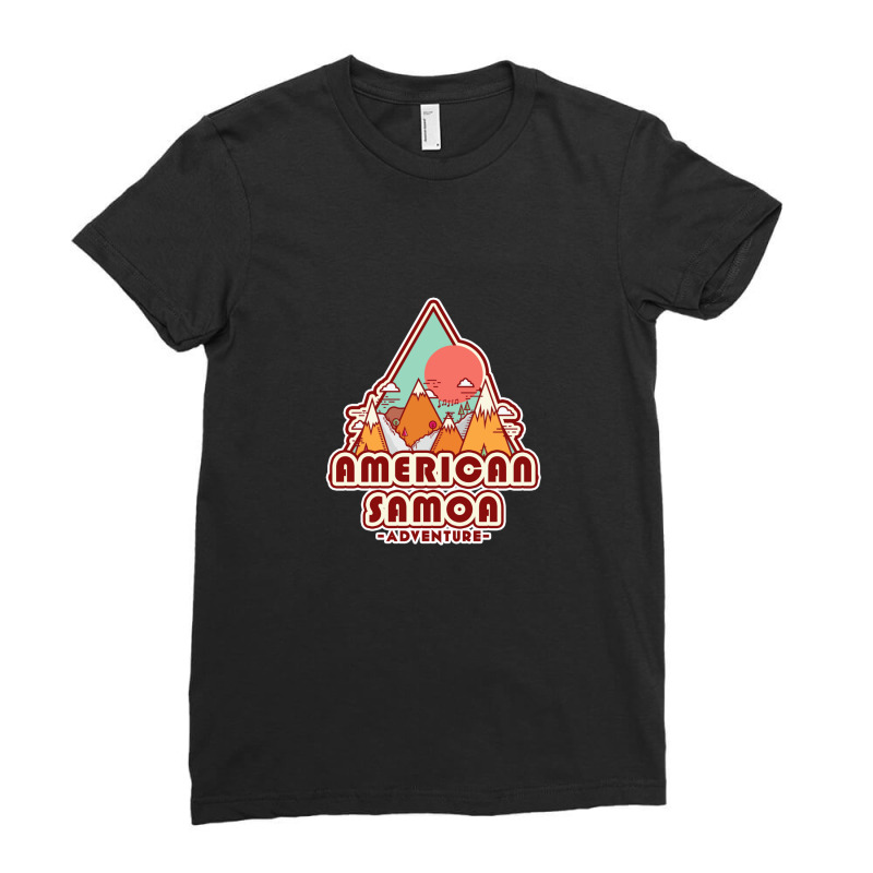 American Samoa National Park Ladies Fitted T-Shirt by CathyCurry | Artistshot