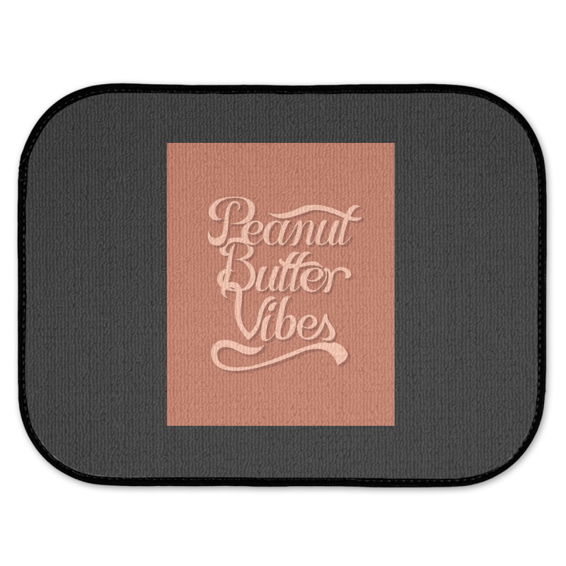 Peanut Butter Vibes Rear Car Mat | Artistshot