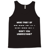 Morse Code Shortwave Ham Radio Tank Top | Artistshot