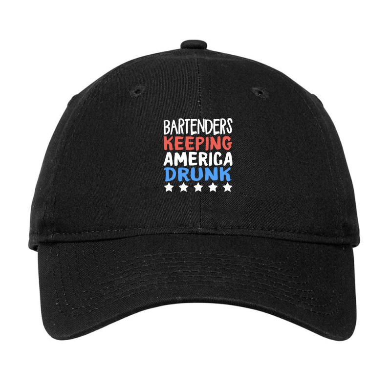 Bartenders Keeping America Drunk Star Work Wine Beer Bar Bartenders Am Adjustable Cap by CharlieFairchild | Artistshot