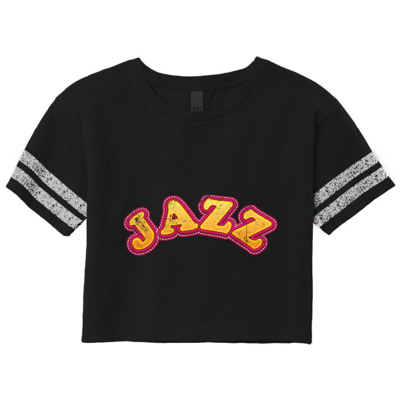 Jazz Music-edz56 Scorecard Crop Tee by Kandurip541 | Artistshot