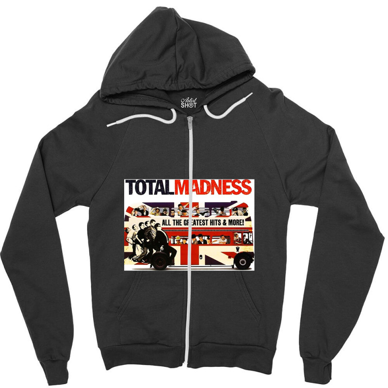 Total Poster Zipper Hoodie by DonnieRountree | Artistshot