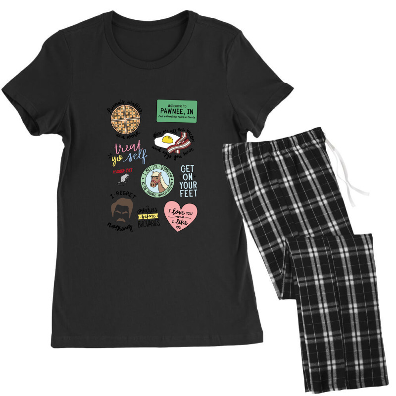 Parks And Recreation Tv Show Art Women's Pajamas Set by CrystalDeaton | Artistshot