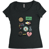 Parks And Recreation Tv Show Art Women's Triblend Scoop T-shirt | Artistshot