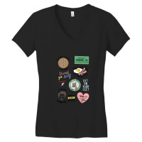 Parks And Recreation Tv Show Art Women's V-neck T-shirt | Artistshot