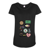 Parks And Recreation Tv Show Art Maternity Scoop Neck T-shirt | Artistshot