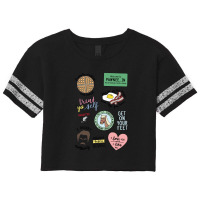 Parks And Recreation Tv Show Art Scorecard Crop Tee | Artistshot