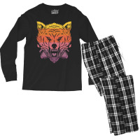 Wolf Men's Long Sleeve Pajama Set | Artistshot