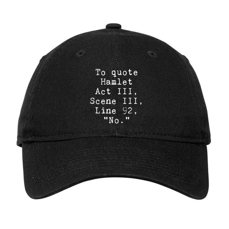 To Quote Hamlet Literary Men Kids Adjustable Cap by cm-arts | Artistshot