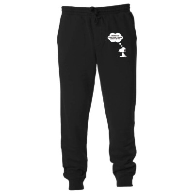 Snoopy And Pizza Unisex Jogger Designed By Sr88