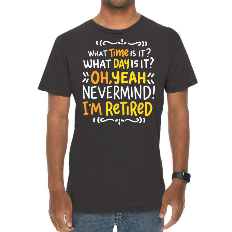 I M Retired Leisure Rente Pension Seniors Grandpa Grandma Pension Vintage T-Shirt by Cardenas | Artistshot