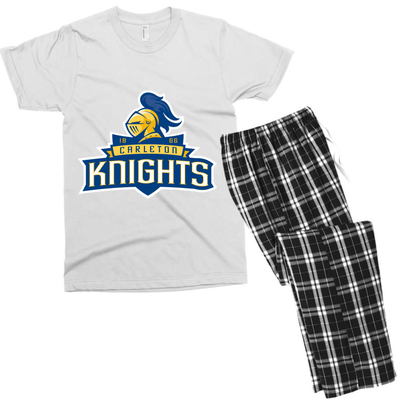 Carleton College Knights Men's T-shirt Pajama Set by Wawadula | Artistshot