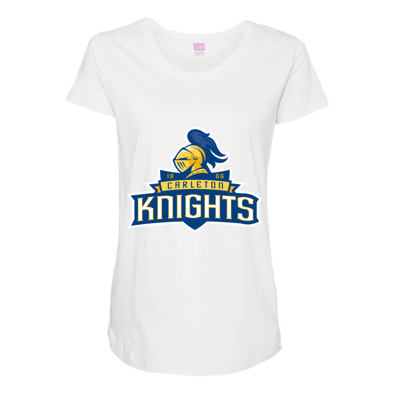 Carleton College Knights Maternity Scoop Neck T-shirt by Wawadula | Artistshot