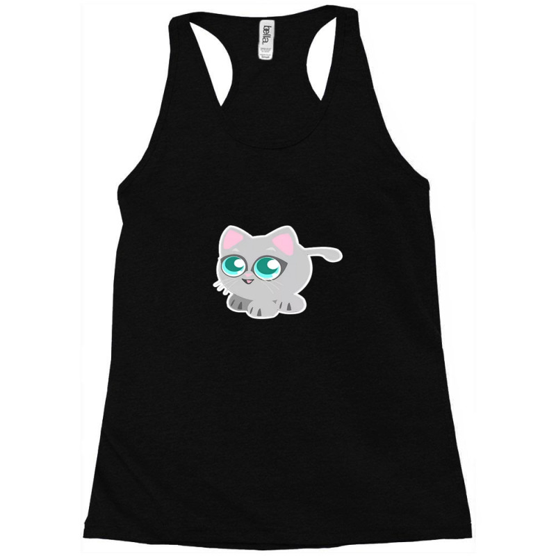 American Shorthair Cat Racerback Tank by CathyCurry | Artistshot