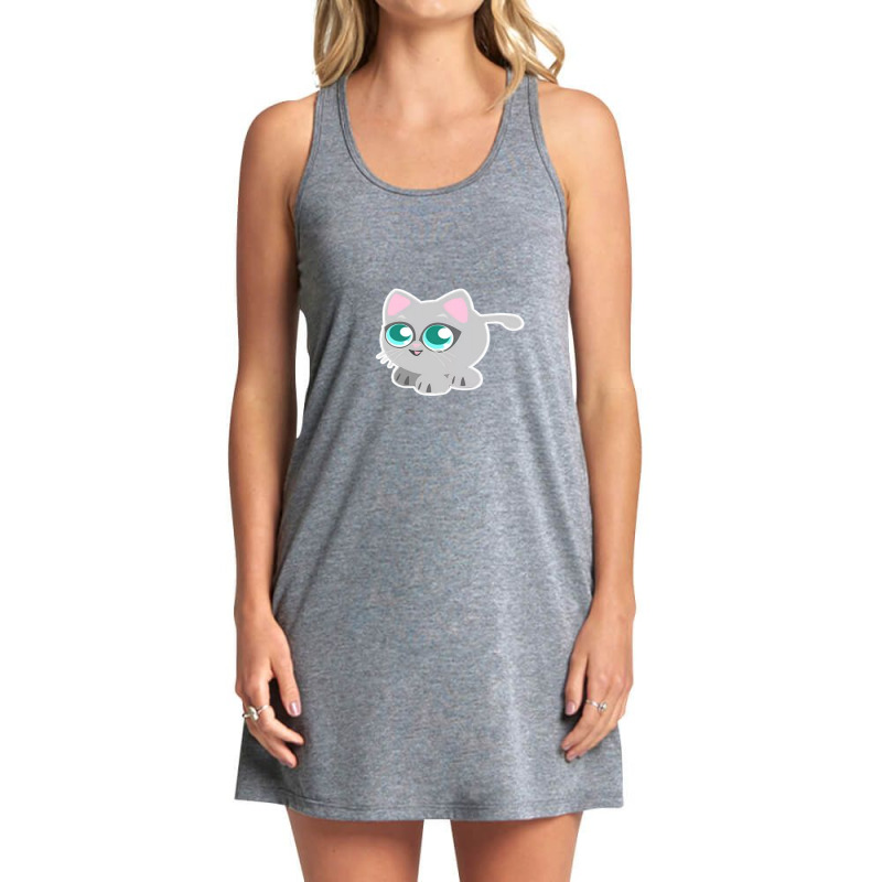 American Shorthair Cat Tank Dress by CathyCurry | Artistshot