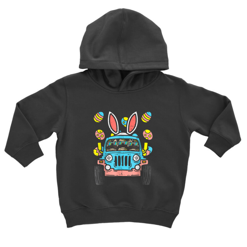 Bunny Ears Eggs Easter Toddler Hoodie by cm-arts | Artistshot