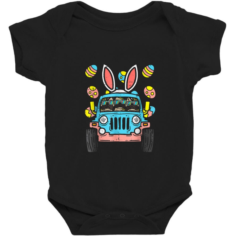 Bunny Ears Eggs Easter Baby Bodysuit by cm-arts | Artistshot