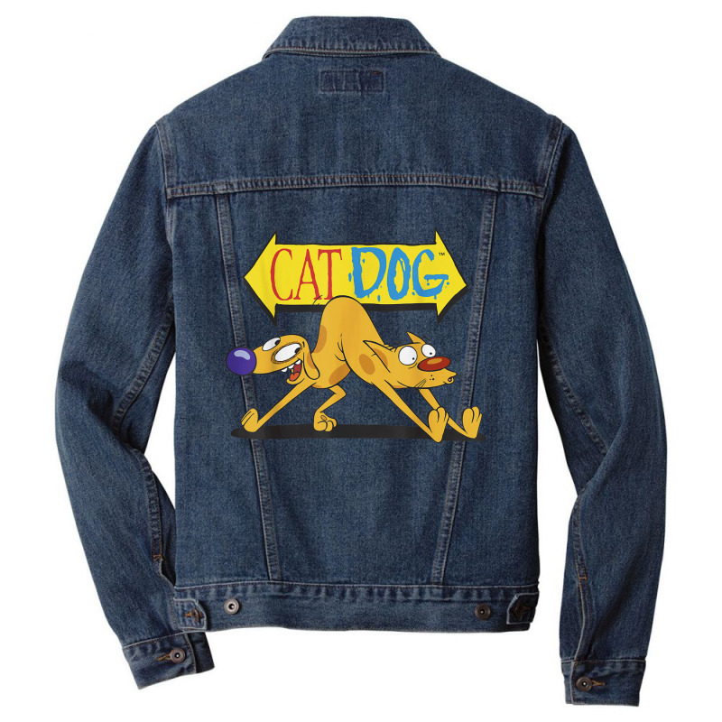 Catdog Show Title Men Denim Jacket by BuenaFukui | Artistshot