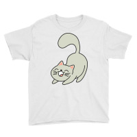 Stretch Gray Cat Youth Tee | Artistshot