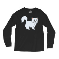 Cute Cat Walking Long Sleeve Shirts | Artistshot