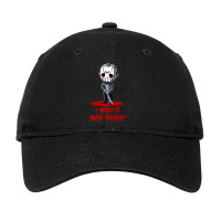 Funny Horror Humor I Wish It Was Friday Serial Killer Gift Premium Adjustable Cap | Artistshot