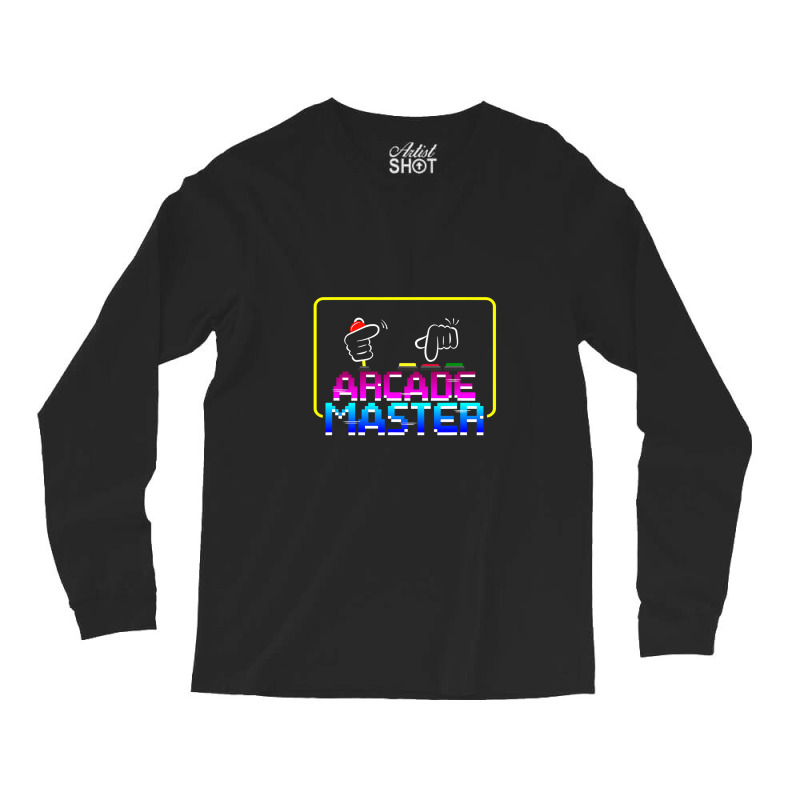 Oh 80s Video Game Vintage Retro Arcade Long Sleeve Shirts by TerryRichard | Artistshot