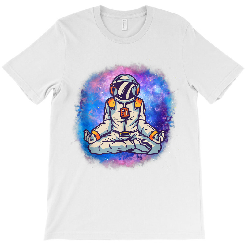 Yoga Meditating Astronaut In The Galaxy Lotus Meditation Tank Top T-Shirt by cm-arts | Artistshot