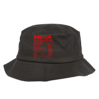 Funny Pastor Appreciation Gift For Men Women Cool Preacher Bucket Hat | Artistshot