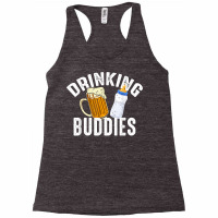 Drinking Buddies Funny New Dad Matching Father Toddler Baby T Shirt Racerback Tank | Artistshot