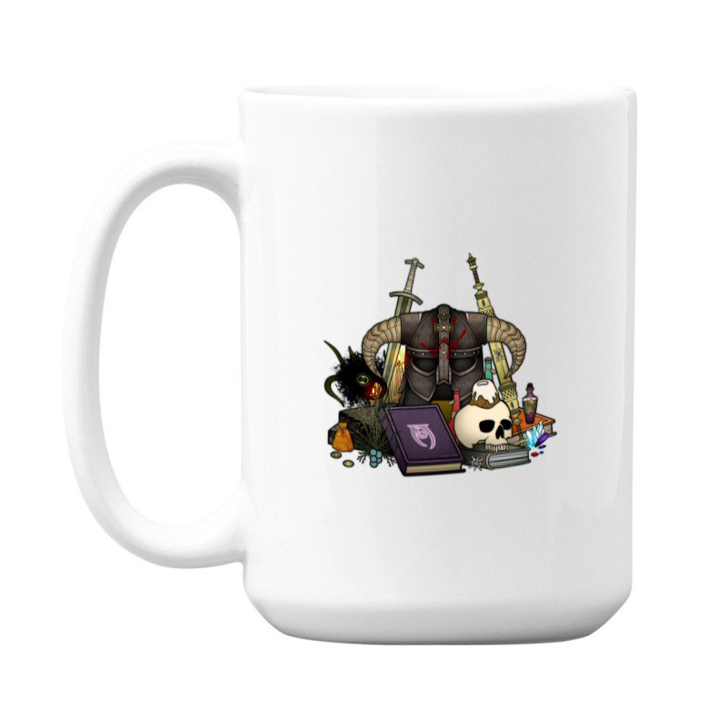 Skyrim Aesthetic 15 Oz Coffee Mug | Artistshot