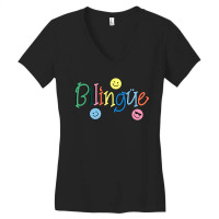 Bilingue Maestra Spanish Women's V-neck T-shirt | Artistshot