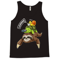 Funny Sloth Turtle Snail Piggyback Running Riding Team Tank Top | Artistshot