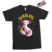 Saxolotl Sax Playing Axolotl Pun Walking Fish Exclusive T-shirt | Artistshot