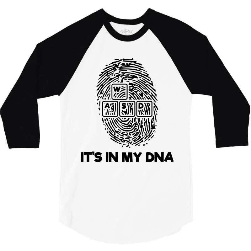 It's In My Dna 3/4 Sleeve Shirt by Valerie  Apparel | Artistshot