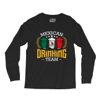 Beer Mexican Drinking Team Mexico Flag Beer Pub Party Long Sleeve Shirts | Artistshot