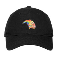 Take No Shit! Faded Style 80s Rainbow Meme Design   Nihilist Memes Adjustable Cap | Artistshot