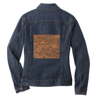 Controller Brick Wall Ladies Denim Jacket | Artistshot