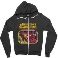 Dungeons & Dragons   Dungeons & Amp Zipper Hoodie | Artistshot