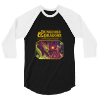 Dungeons & Dragons   Dungeons & Amp 3/4 Sleeve Shirt | Artistshot