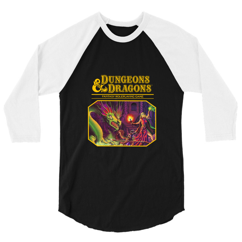 Dungeons & Dragons   Dungeons & Amp 3/4 Sleeve Shirt by agus loli | Artistshot