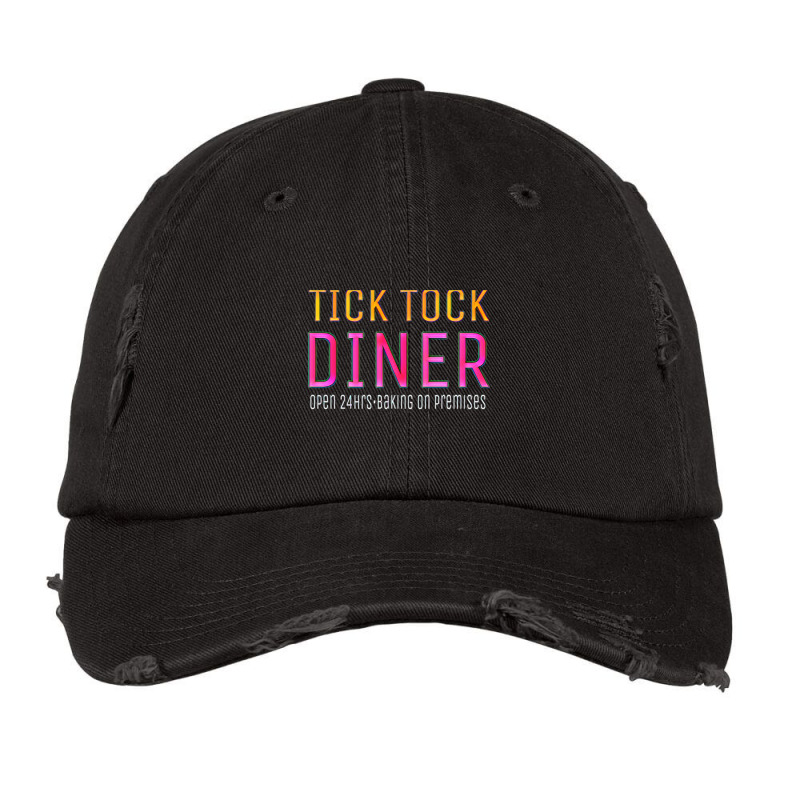 Tick Tock Diner New Jersey Vintage Cap by PAULMYERS | Artistshot