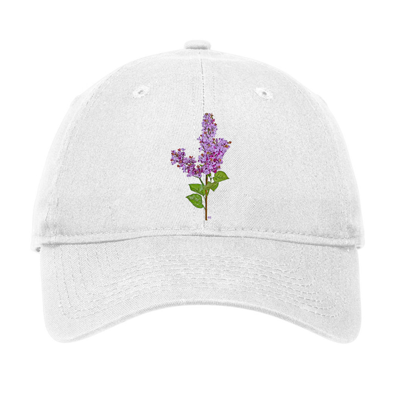 Under The Lilac Tree, I Was Hypnotized By A Strange Delight Adjustable Cap by JENNIFERTRUJILLO | Artistshot