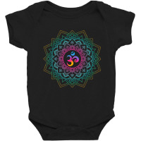 Om Meditations Mandalas Yoga Unisex Baby Bodysuit | Artistshot