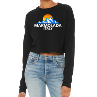 Marmolada Italy Italian Mountains T Shirt Cropped Sweater | Artistshot