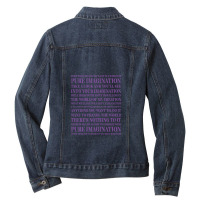 Pure Imagination Ladies Denim Jacket | Artistshot